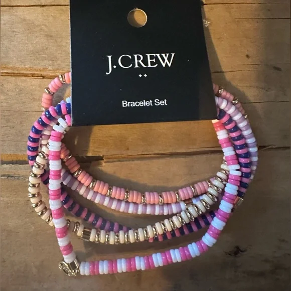 J.Crew Womenβs Beaded Bracelets Lot-Great Colors! Multiple Sets! π©·π§‘ππβ€οΈππ€ - Picture 11 of 15